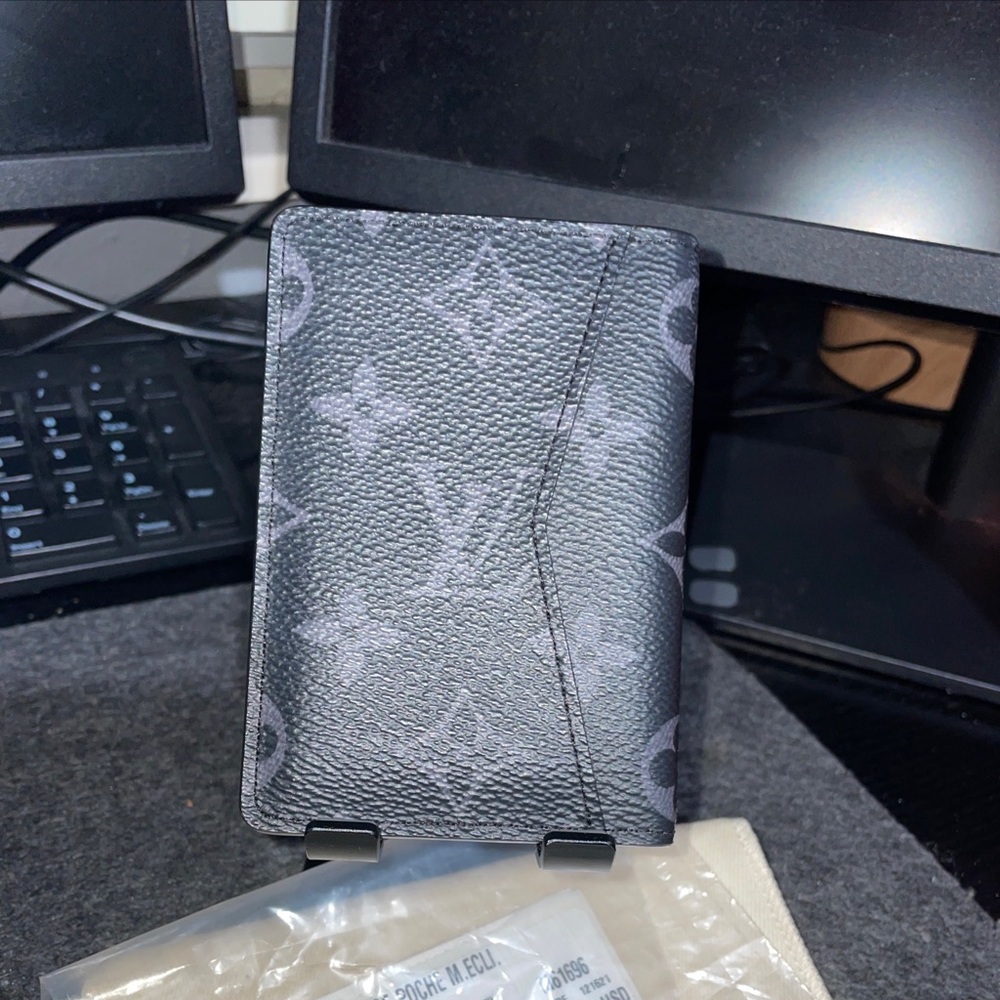 LV Pocket Organizer - Monogram Eclipse Canvas M61696